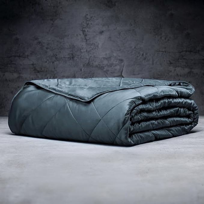 LUXOME Lightweight Blanket | 100% Rayon from Bamboo Fabric & Fill | King/Cal by LUXOME