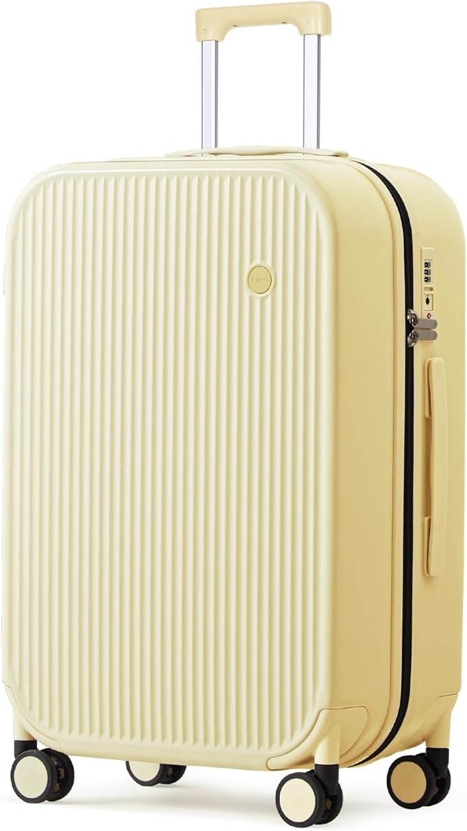 mixi 24 Inch Checked Luggage PC Hardshell Suitcases by MIXI