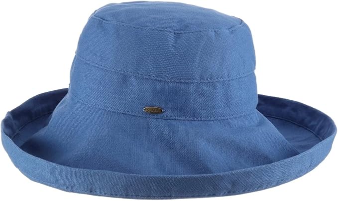 Scala Women's Cotton Hat with Inner Drawstring and Upf 50+ Rating by SCALA