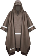 PTEROMY Hooded Rain Poncho for Adult by PTEROMY