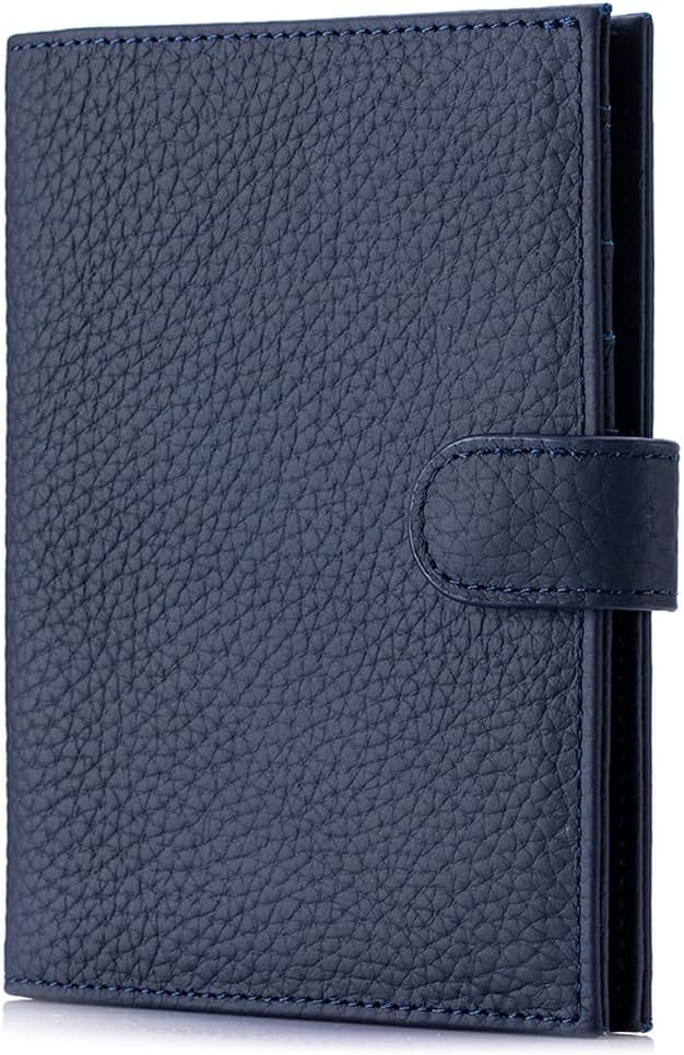 RFID Slim Leather Passport Holder by Genuineleatherwallet
