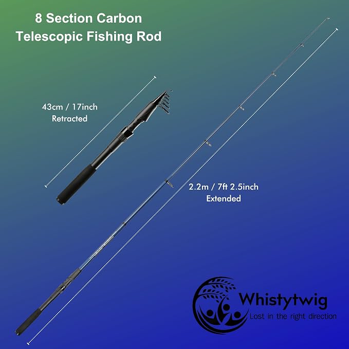 Whistytwig Telescopic Fishing Rod - Image 3