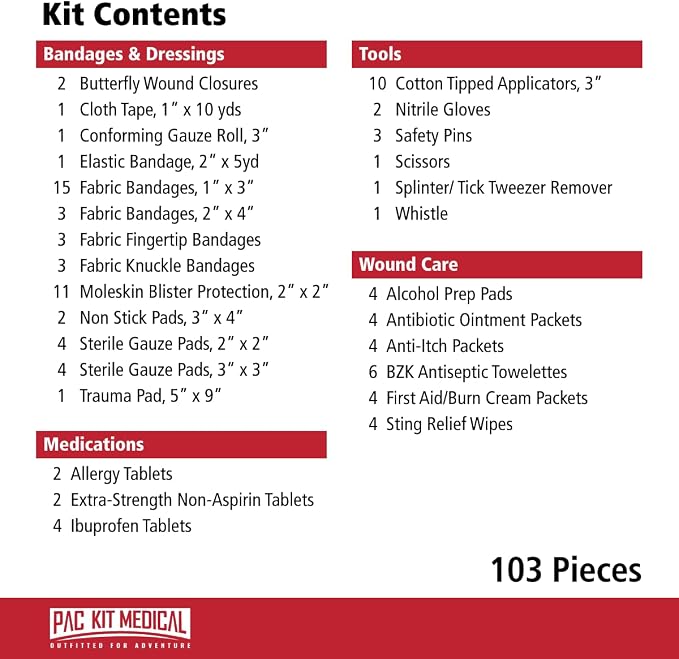 Pac-Kit Watertight Explorer 3 First Aid Kit - Image 3
