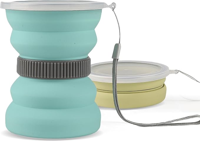 IYYI Collapsible Travel Cup, 10.5oz Foldable Cup by IYYI