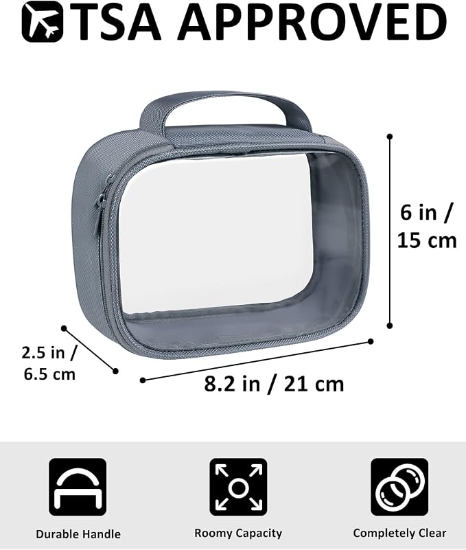 Moyad TSA Approved Clear Toiletry Bag - Image 2