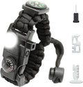 20 in 1 Survival Paracord Bracelet Adjustable Gear Kit by NVioAsport
