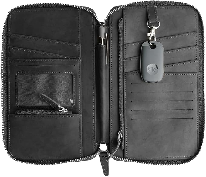 Leather Passport Holder for Family by ZeroGrid