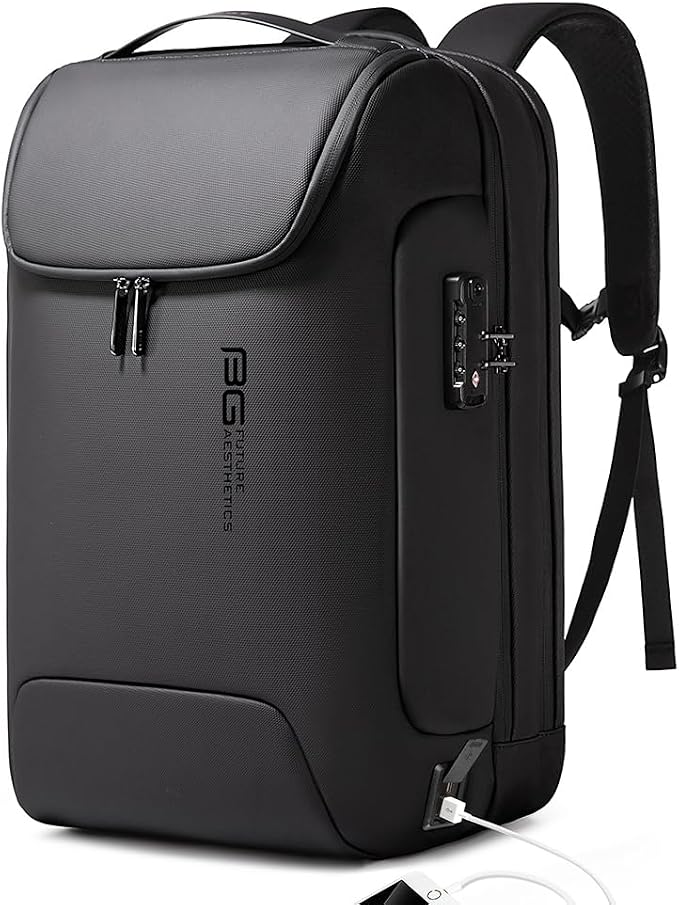 BANGE Men's Anti-Theft Backpack, Waterproof Fashion Travel Backpacks, High Tech - Image 9