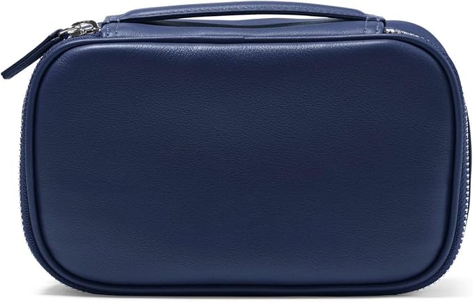 Leatherology Navy Blue Small Travel Organizer by Leatherology