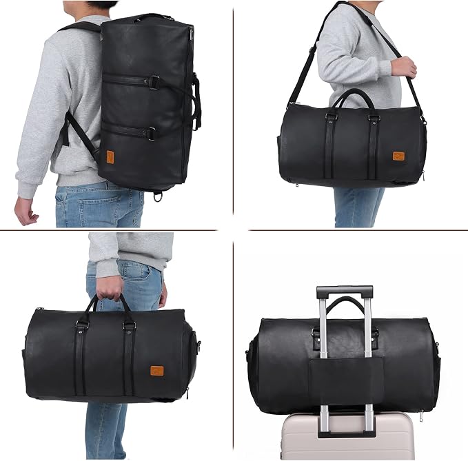 seyfocnia Convertible Travel Garment Bag, Carry on Garment Duffel Bag - Image 6