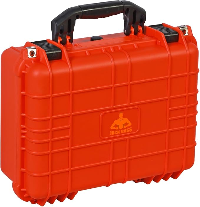 16x 12.8x 6.8 Inch Hard Case, Portable Weather Waterproof Protective Camera Case by JACKBOSS