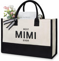 TOPDesign Embroidery Canvas Tote Bag by TOPDesign