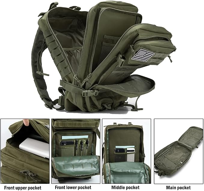 QT&QY 45L Military Tactical Backpacks - Image 5