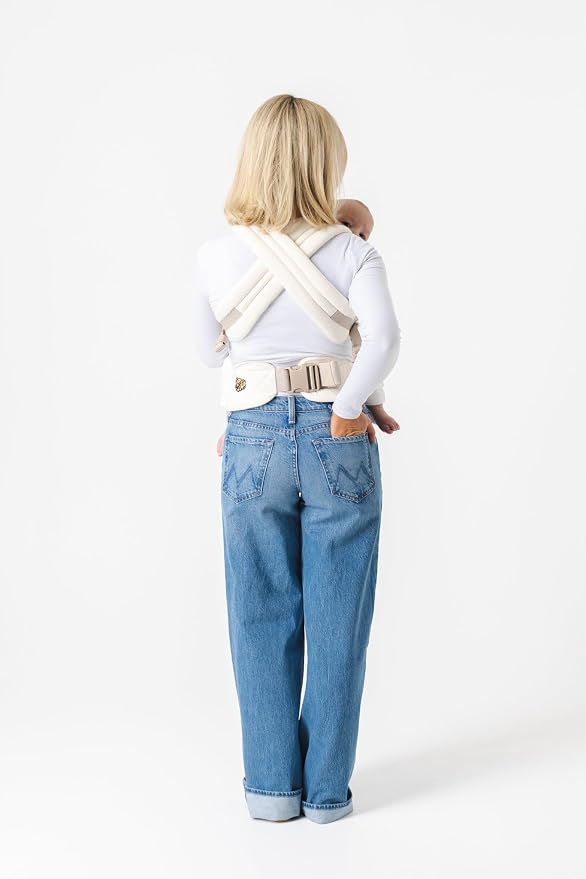 Mabē Monarch Ergonomic Baby Carrier – Premium Cotton Soft Structured Newborn to - Image 5
