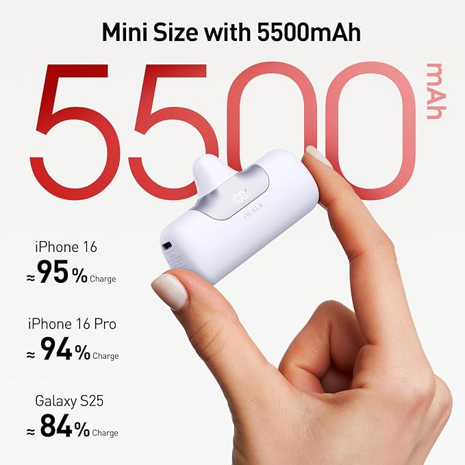 iWALK Portable Charger 5500mAh Next-Gen Small Power Bank 22.5W Fast Charging - Image 2