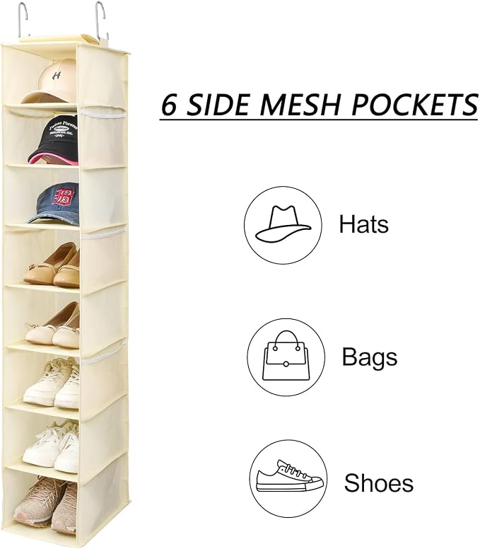 Hanging Shoe Organizer for Closet - Image 5