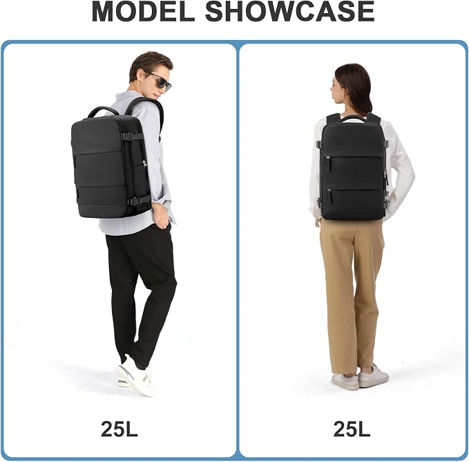 coowoz Travel Backpack For Women Men, Carry On Backpack, Hiking Backpack - Image 8