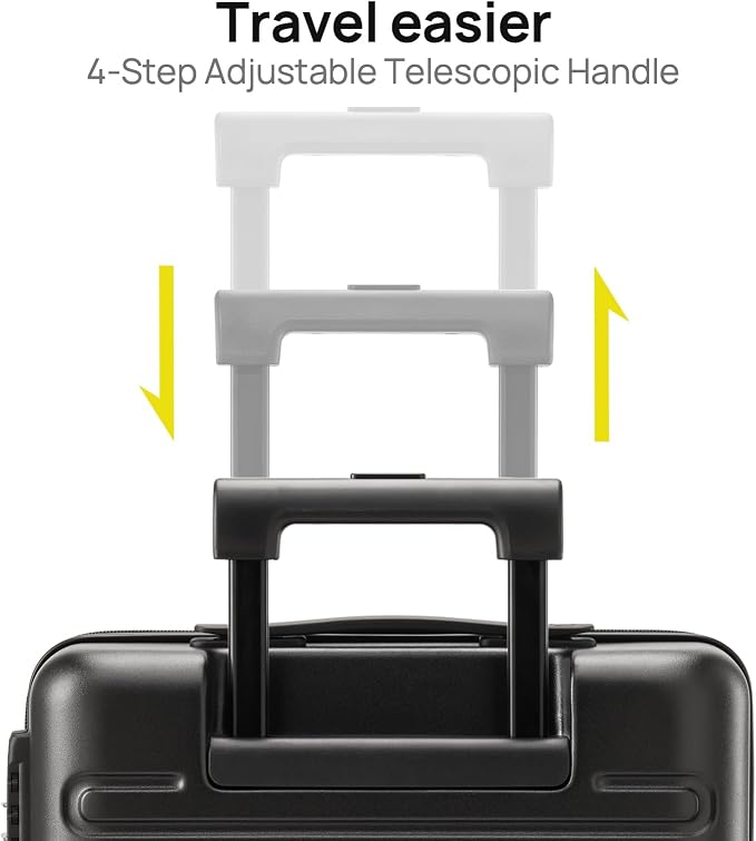 Carry on Luggage 22 X 14 X 9 Airline Approved, 20 Inch Luggage - Image 3