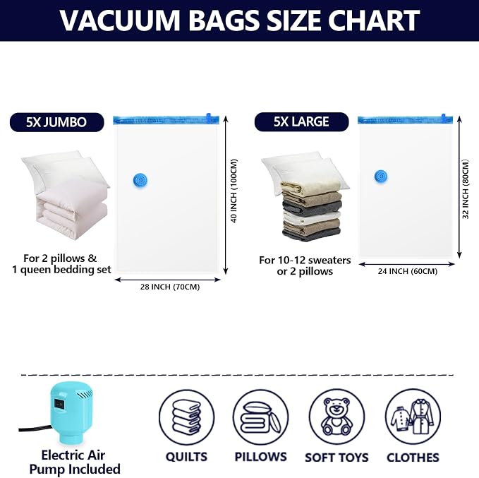 Vacuum Seal Bags for Clothing - Image 2