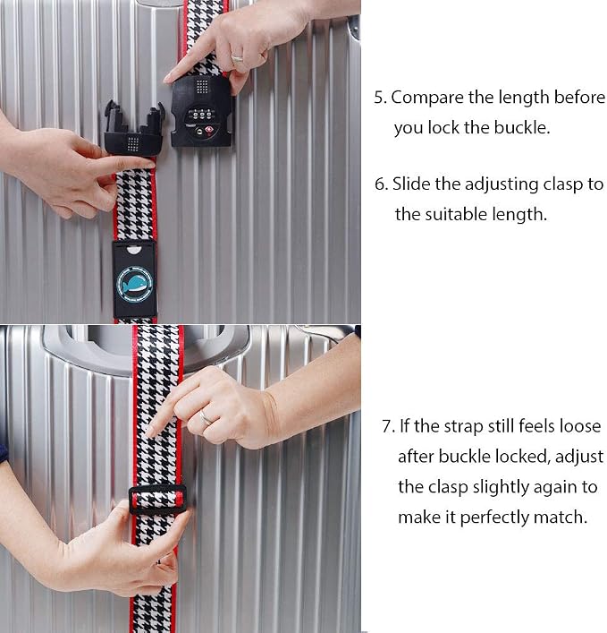 Travelkin Luggage Straps TSA Approved - Image 5