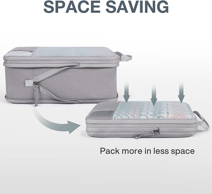 BAGSMART 6 Set Compression Packing Cubes - Image 5
