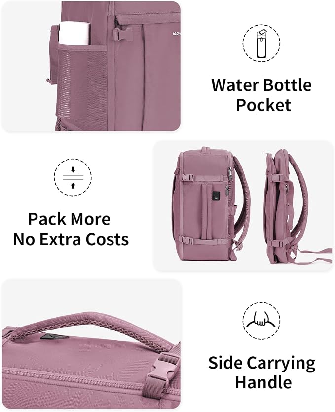 ECOHUB Travel Backpack for Women, Carry on Backpack - Image 6