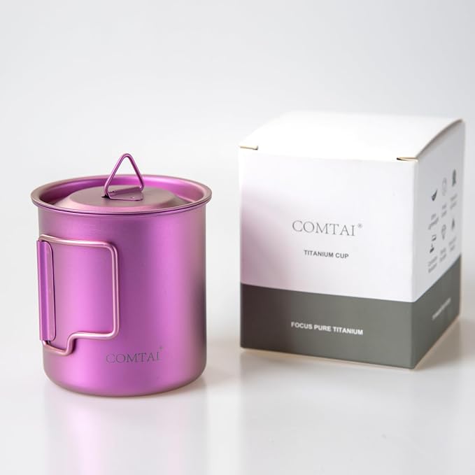 Titanium Camping Pot Mug 15oz - Image 5