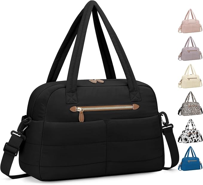 Travel Duffle Bag, Puffer Carry On Duffel Bag by Pritent