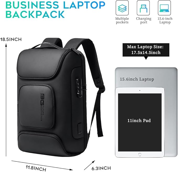 BANGE Business Backpack, Laptop Backpack - Image 4