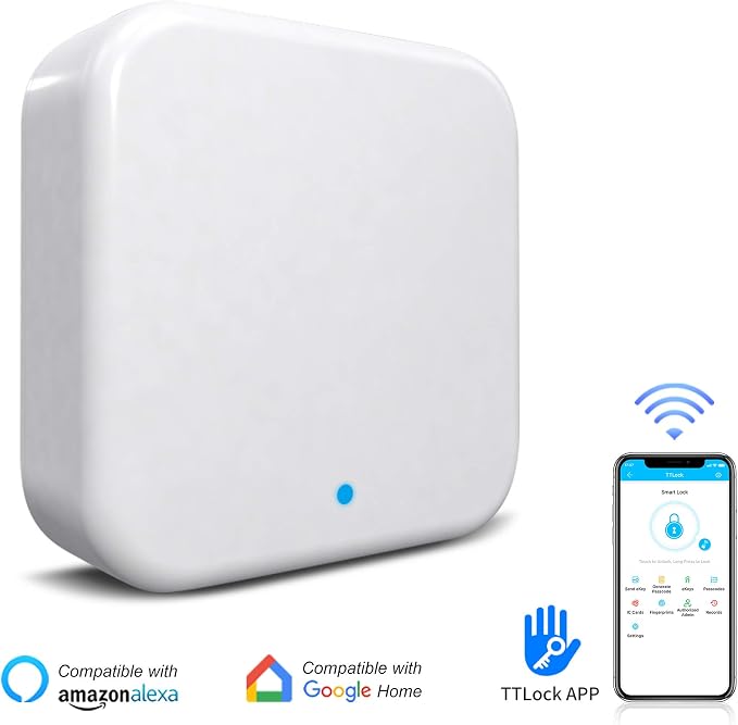 G2 Wifi Gateway Smart Lock for Voice Control, Wi-fi Bridge to TTLock App for - Image 2