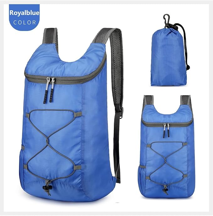 16L Hiking Daypack Lightweight Foldable Travel Backpack Water Repellent Camping - Image 5