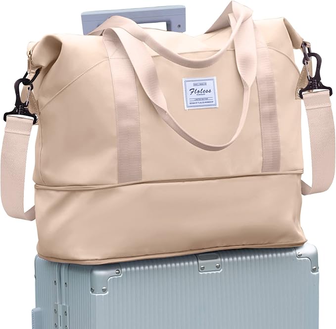 Travel Duffel Bag, Sports Tote Gym Bag, Shoulder Weekender Overnight Bag by WONHOX