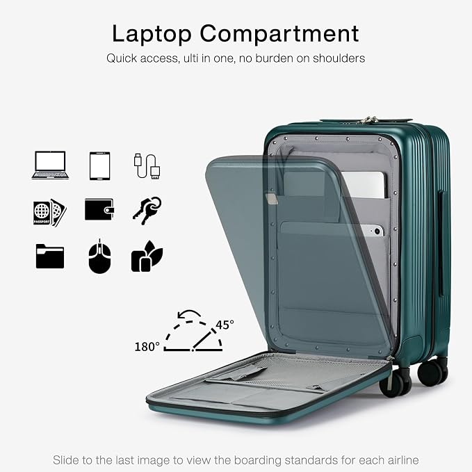 Hanke Grace Carry On Luggage - Image 10