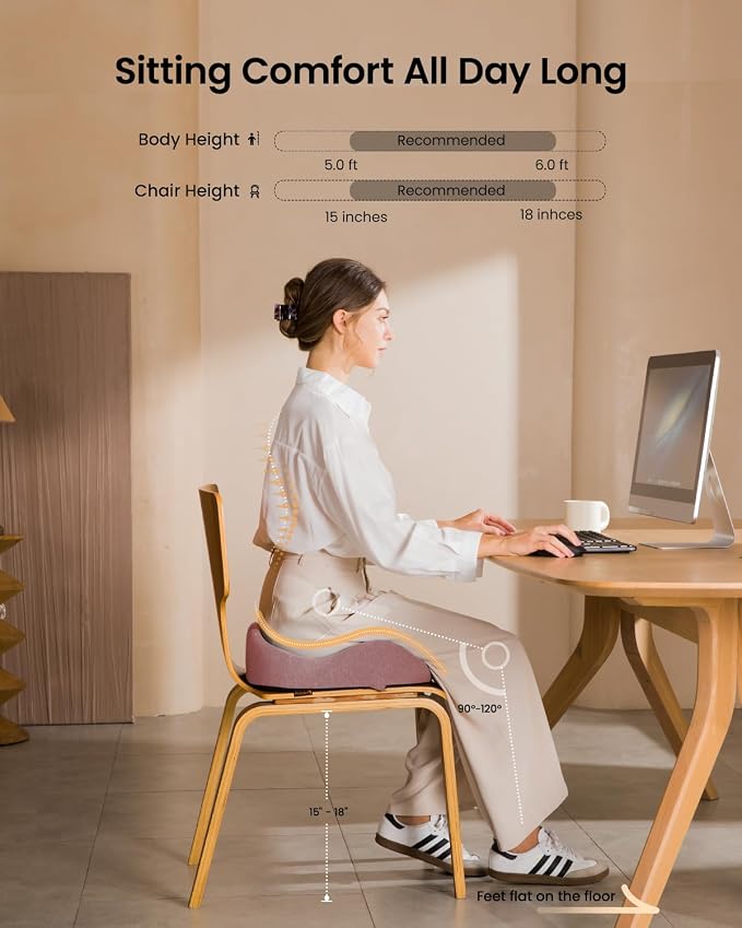 ProtoArc Seat Cushion, Office Chair Cushion - Image 4