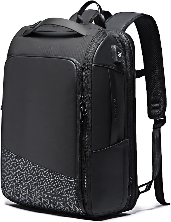 BANGE 45L Expandable Travel Backpacks, Weekender Carry On Backpack, Flight by BANGE