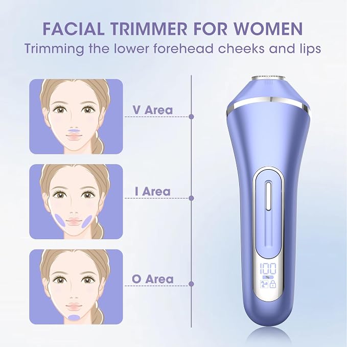 Electric Shavers for Women, 7 in 1 Hair Removal Kit - Image 8