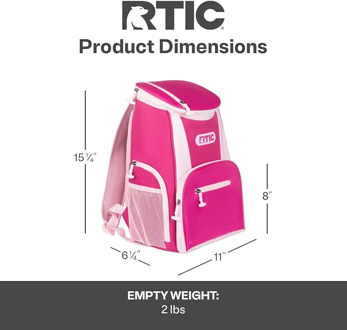 RTIC 15 Can Lightweight Backpack Cooler Soft Insulated Portable Bag - Image 5