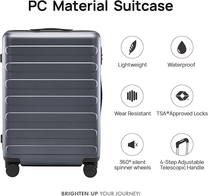 Carry on Luggage 22 X 14 X 9 Airline Approved, 20 Inch Luggage - Image 2