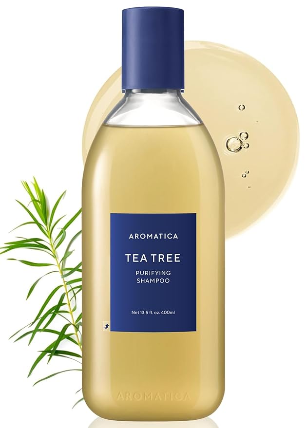 AROMATICA Tea Tree Purifying Shampoo 13.53fl.oz./400ml, Tea Tree Shampoo by AROMATICA