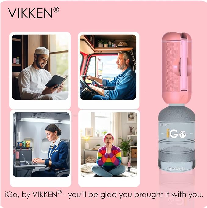 VIKKEN® 250ml iGo X Portable Travel Bidet USB-Type C Rechargeable Electric - Image 7