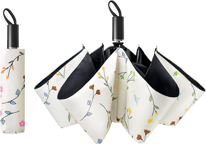 Cuby UV Sun Umbrella Compact Folding Umbrella lightweight Portable Manual by CUBY