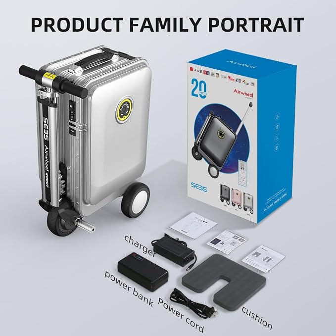 Airwheel SE3S Smart Rideable Suitcase Electric Luggage Scooter - Image 5