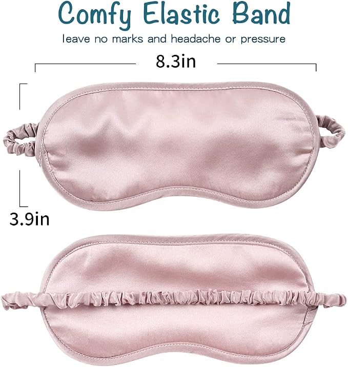 LULUSILK Mulberry Silk Sleep Eye Mask & Blindfold - Image 6