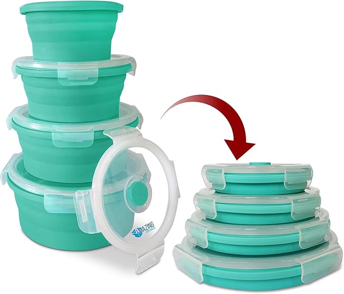 Collapsible Bowls for Camping, Rv storage and organization, Rv Kitchen by SwaMyra