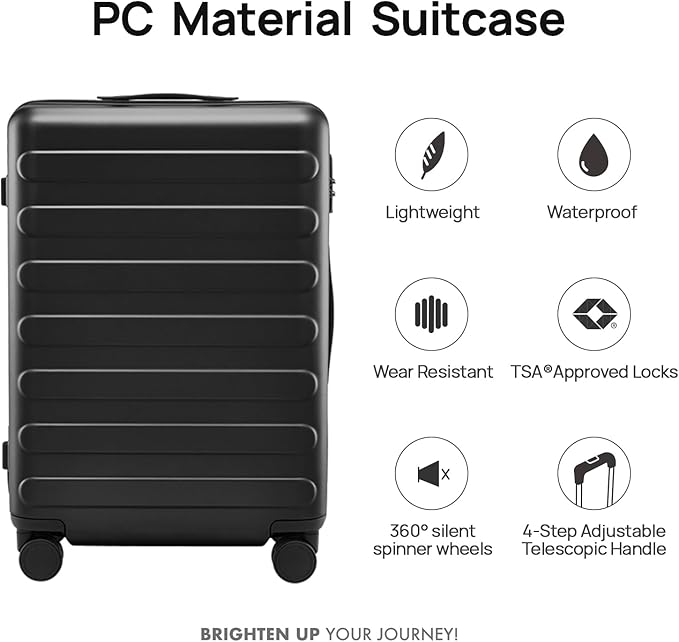 Carry on Luggage 22 X 14 X 9 Airline Approved, 20 Inch Luggage - Image 2