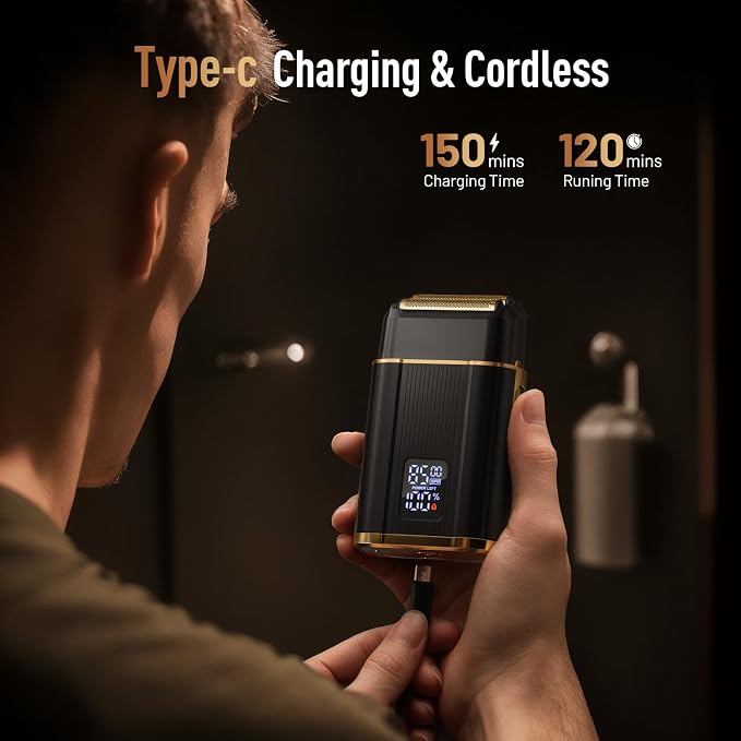 Professional Foil Shaver for Men: Cordless Electric Razor - Image 6