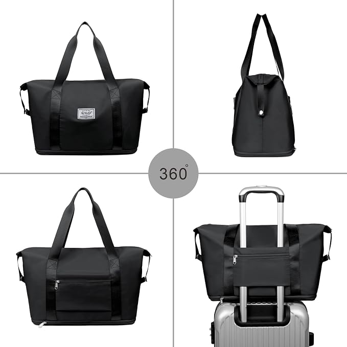 NPBAG Women Travel Duffel, Gym Workout Overnight Bag, Mommy Hospital Bag - Image 5