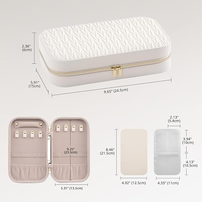 Lolalet Travel Jewelry Organizer, Jewelry Storage Case - Image 6