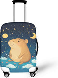 Capybara Suitcase Cover Cute Luggage Cover Protector Invisible Zipper Closure by Dremagia
