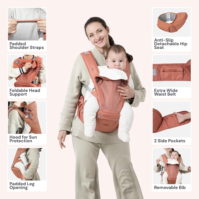 BabbleRoo Grow Carrier – 6-in-1 Baby Carrier - Image 3